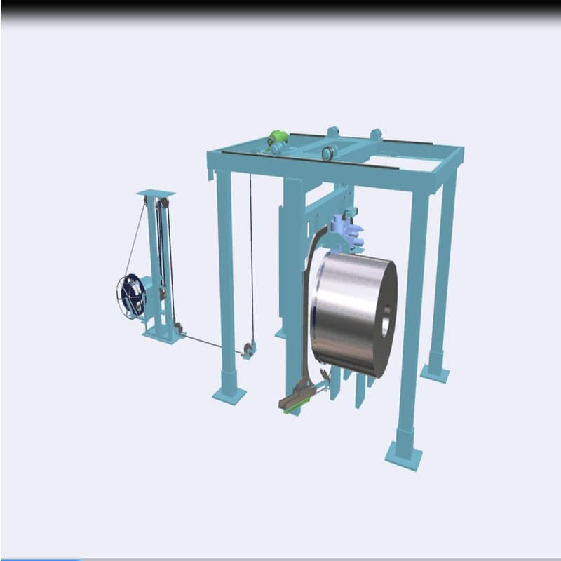 Automatic Steel Bundling Machine For Coil Circular Strapping